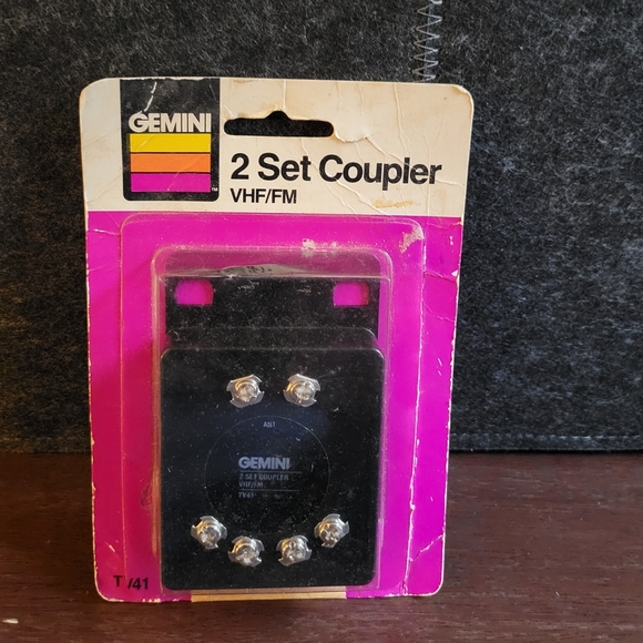 Gemini Industries Other Vintage Gemini Industries Tv4 2 Set Coupler